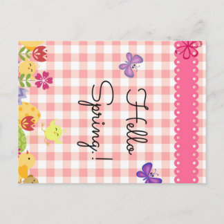 Post Card-Hello Spring! Postcard