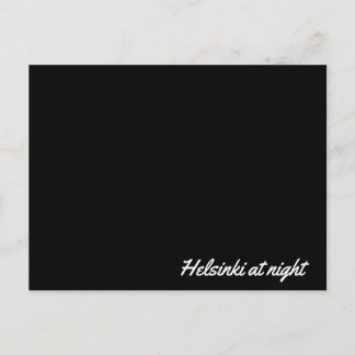 Post Card Helsinki at night