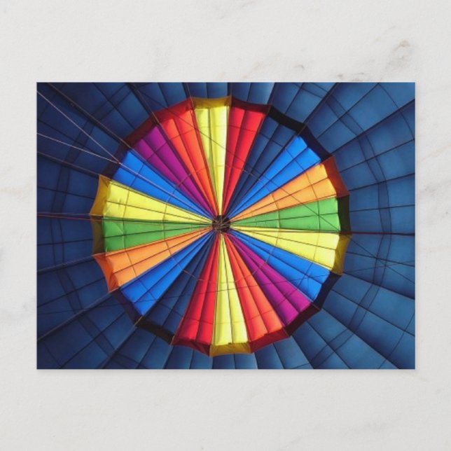 Post Card Inside Hot Air Balloon (Front)