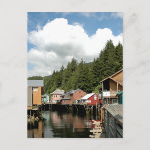 Post Card - Ketchikan Creek Street - Alaska