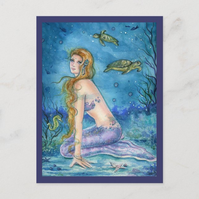POST CARD MERMAID FANTASY (Front)