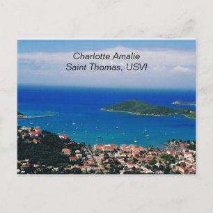 Post Card of Charlotte Amalie, Saint Thomas, USVI