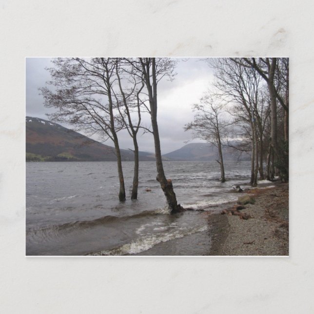 Post card of shores of Loch Earn (Front)