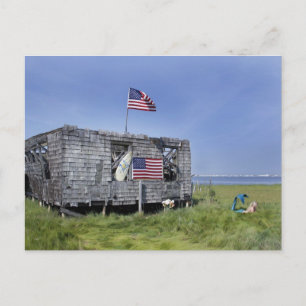 Post card of "The Shack" of Long Beach Island