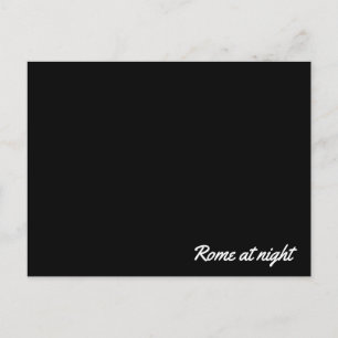 Post Card Rome at night