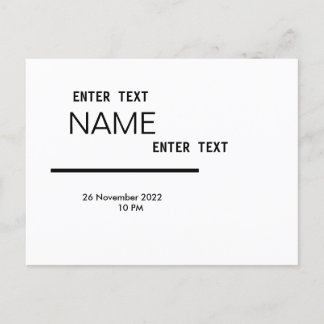 Post Card, Size: Standard Postcard, Paper: Semi-Gl Postcard