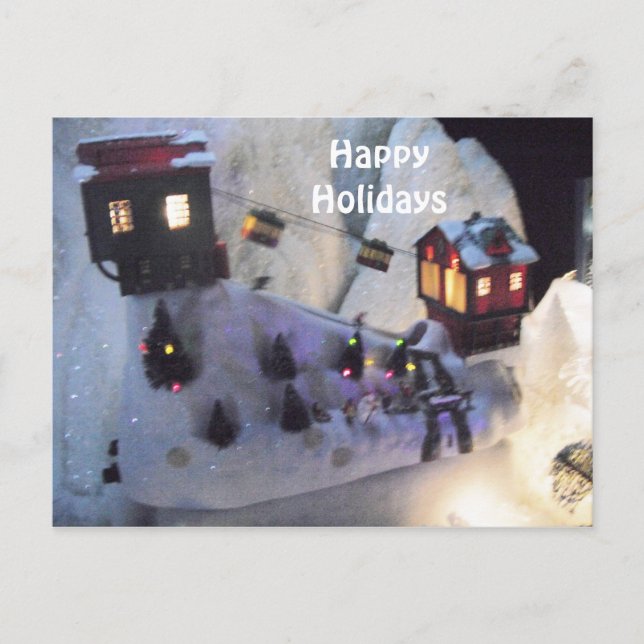 Post Card Ski Slope (Front)