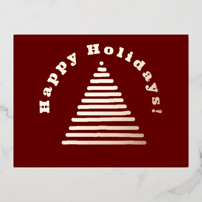 Post Card - Xmas Tree Greetings (Front)