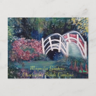 Post Cards with Beautiful Scenery,Flowers Bridge