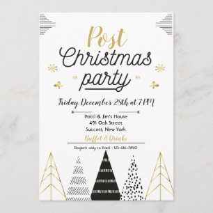 Post Christmas Party Invitation