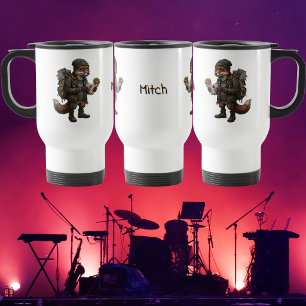 Post-Concert Kebab Fox Coffee Travel Mug
