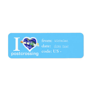 Post-crossing fun name label