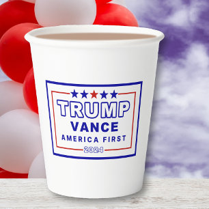 Post Election Novelty Trump-Vance 2024 8oz Paper Cups