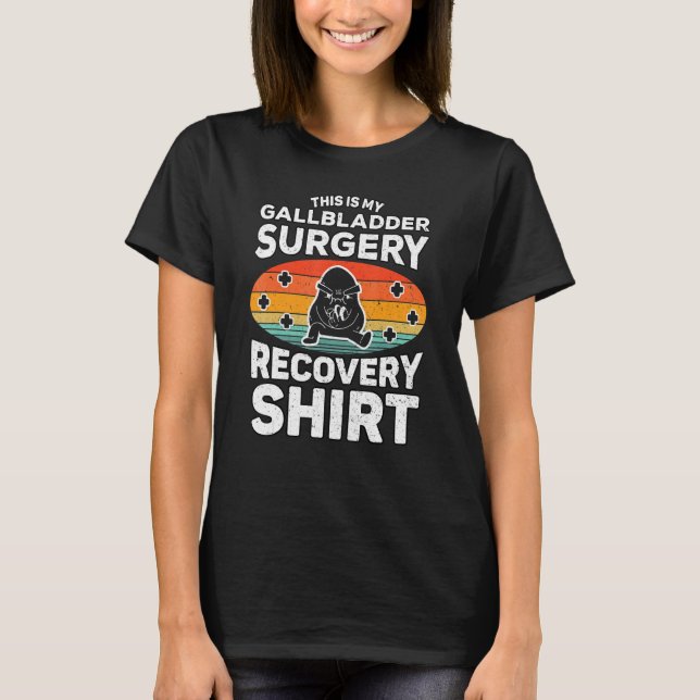 Post Gallbladder Surgery Recovery Gallbladder Remo T-Shirt (Front)