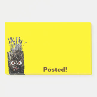 Post Grass With Face 10 X 6 Post-it Notes