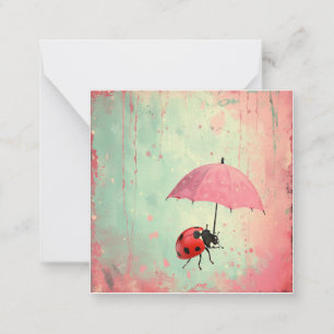 Post-Internet Rainbows: Explore Whimsy & Ladybugs Card