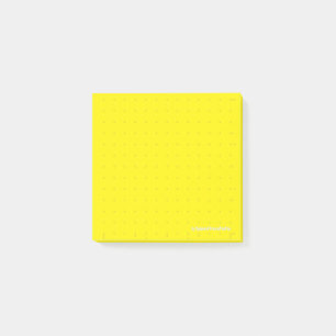 Post-it® Dot-Grid Klebezettel 7*7 Gelb (EA) Post-it Notes