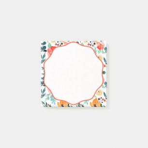 Post-it® Floral Colored Modern Spring Post-it Notes