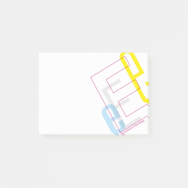 Post-it Memo [Grid] Post-it Notes (Front)