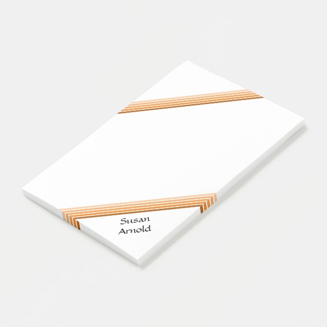 Post-it Note - Shades of Orange (Angled)