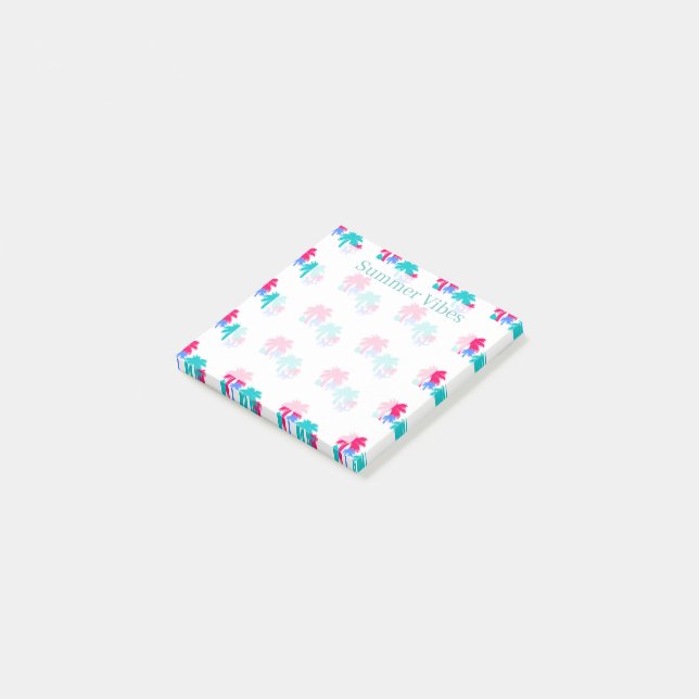 Post-It® Notes, 3" x 3" | Iggy the Iguana Post-it Notes (Angled)