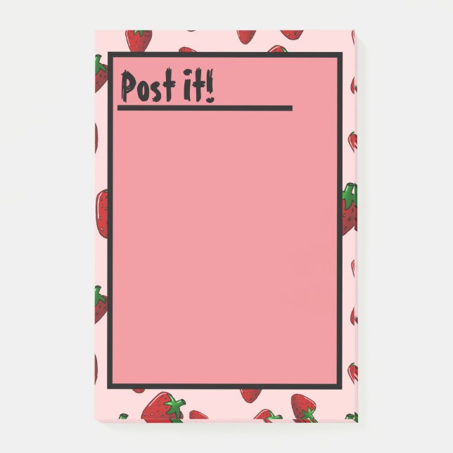 Post-It® Notes, 4" x 6" Post-it Notes (Front)