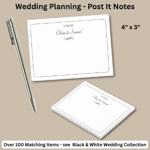 Post-It Notes Black & White with Infinity Scroll