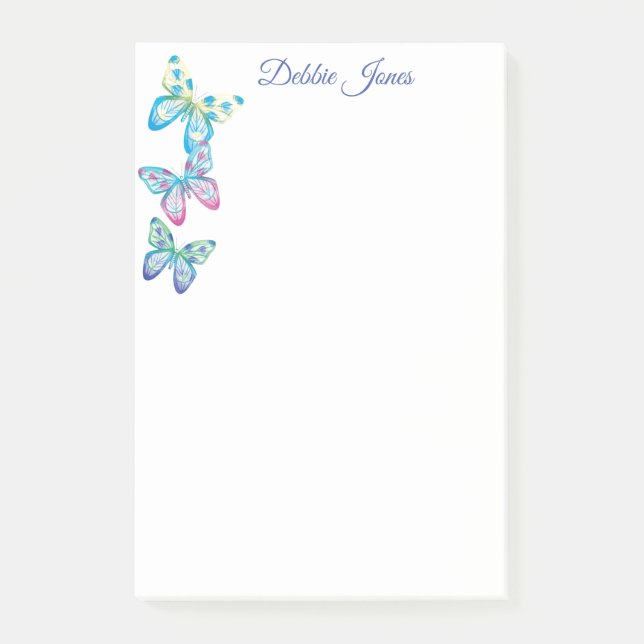 Post-it-Notes-Butterflies Post-it Notes (Front)