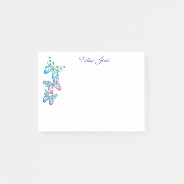 Post-it-Notes-Butterflies Post-it Notes (Front)