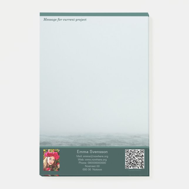Post-it Notes — Connect, Sea mist (Front)