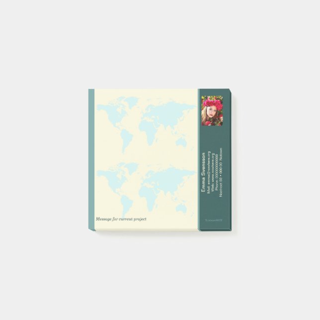 Post-it Notes — Connect, World (Front)