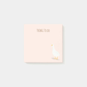Post-It Notes Cute Duck dune Size 7.6 x 7.6 cm