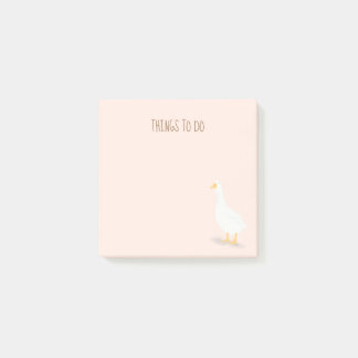 Post-It Notes Cute Duck dune Size 7.6 x 7.6 cm