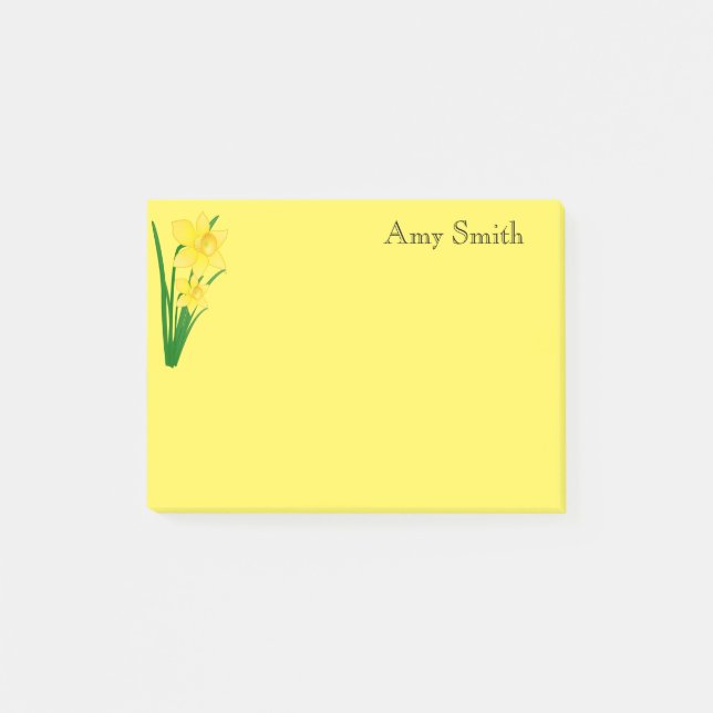 Post-it-Notes-Daffodils Post-it Notes (Front)