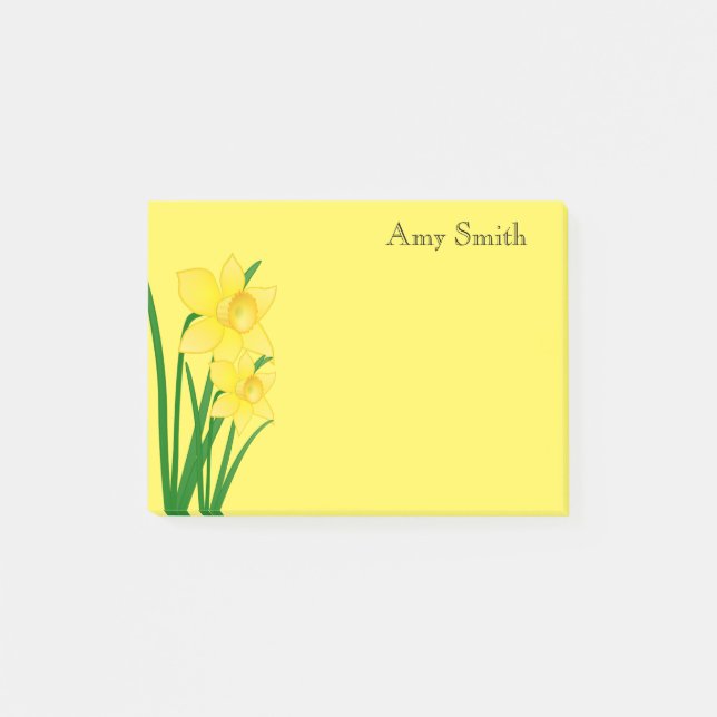Post-it-Notes-Daffodils Post-it Notes (Front)