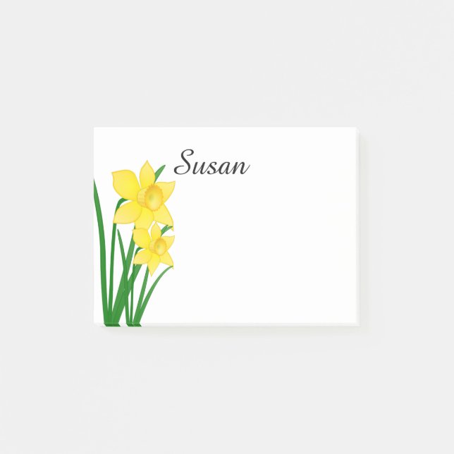 Post-it-Notes-Daffodils Post-it Notes (Front)