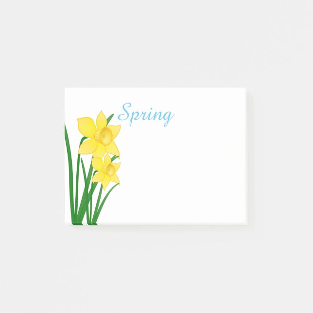 Post-it-Notes-Daffodils Post-it Notes (Front)