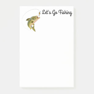 Post-it-Notes-Fishing Post-it Notes