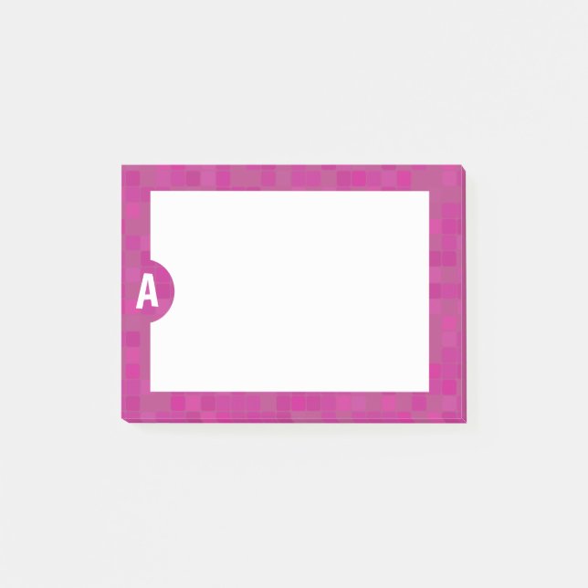 Post it notes for her personalised initial (Front)