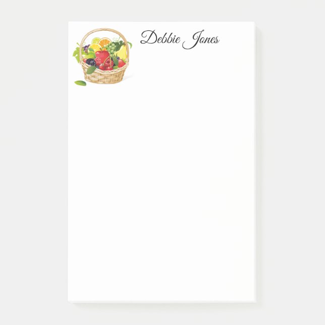 Post-it-Notes-Fruit Basket Post-it Notes (Front)