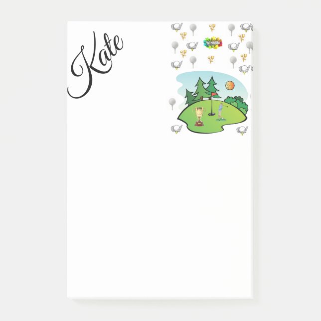 Post-it Notes Golf (Front)