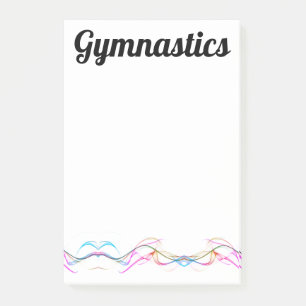 Post-It Notes - Gymnastics Notes 4" x 6"
