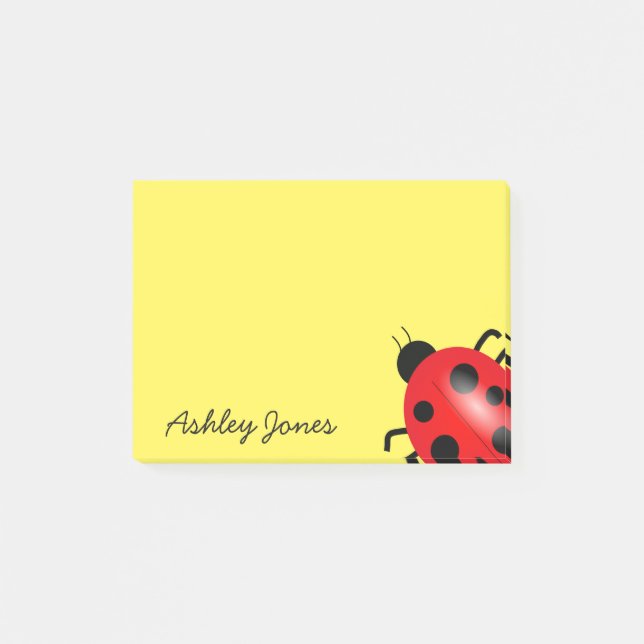 Post-it-Notes-Ladybug Post-it Notes (Front)