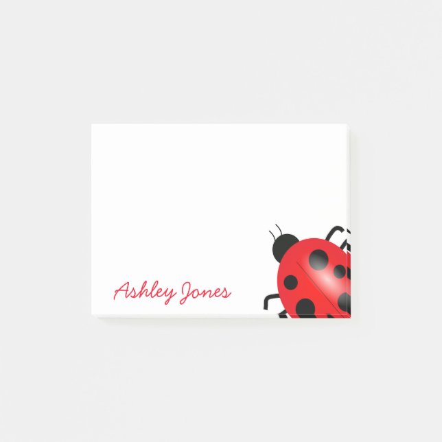 Post-it-Notes-Ladybug Post-it Notes (Front)