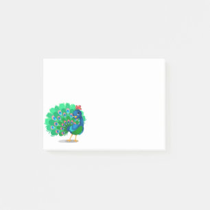 Post-it-Notes-Peacock Post-it Notes