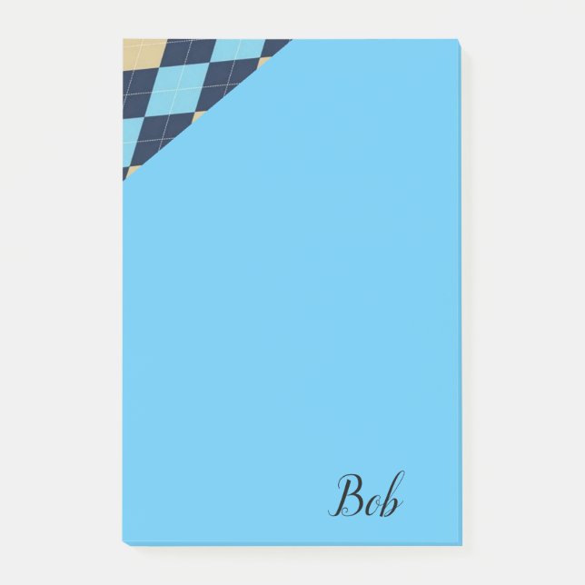 Post-it Notes Plaid (Front)