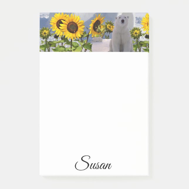 Post-it Notes Polar Bear (Front)