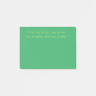 Post-It Notes _ positive affirmations