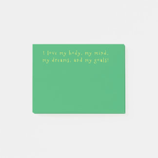 Post-It Notes _ positive affirmations