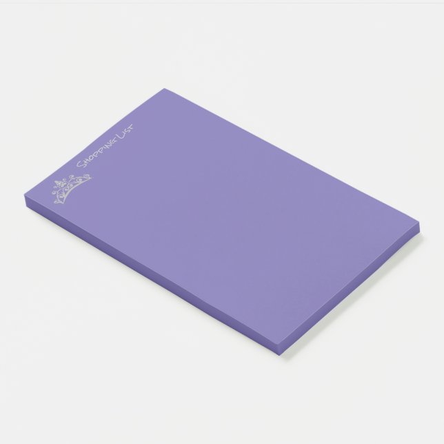 Post It Notes Shopping List Tiara Crown (Angled)